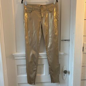 D&G Metallic Gold Pants